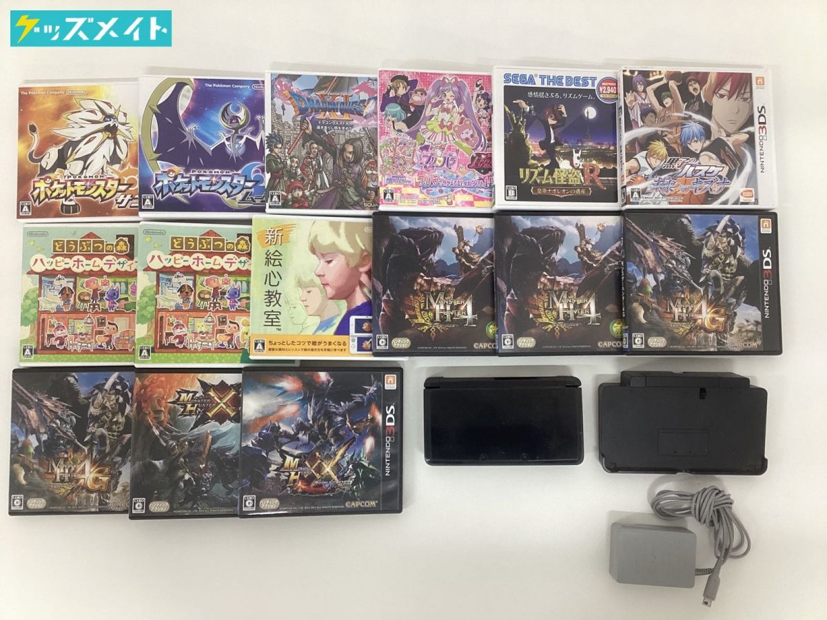 傷や汚れあり】【ジャンク/現状】Nintendo 3DS 本体 ソフト まとめ売り  