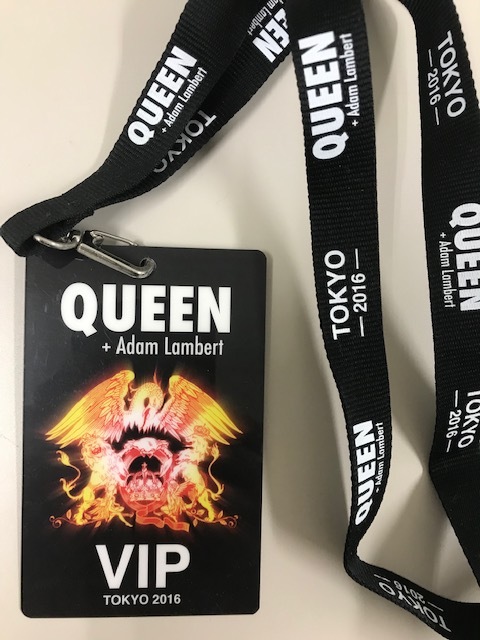 目立った傷や汚れなし】QUEEN+Adam Lambert 来日公演 VIP パス LIVE IN