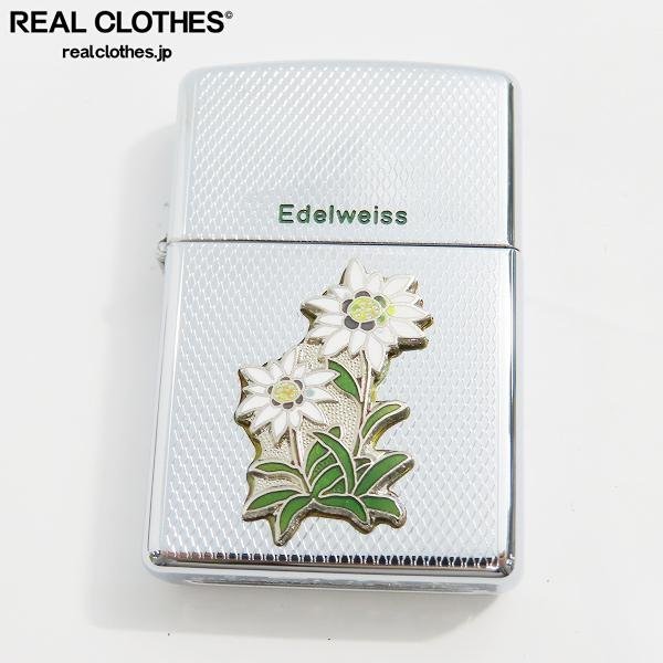 ZIPPO ジッポー Edelweiss エーデルワイス メタル貼り ライター ZIPPO ジッポー Edelweiss エーデルワイス メタル貼り ライター