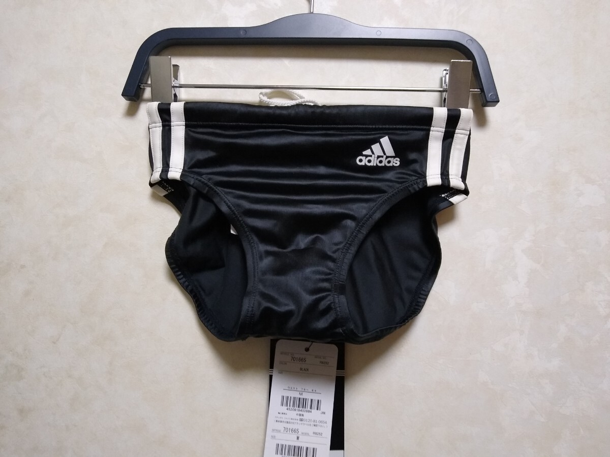 未使用】アディダス競パン（Mサイズ）黒 adidas/ メンズ競泳水着