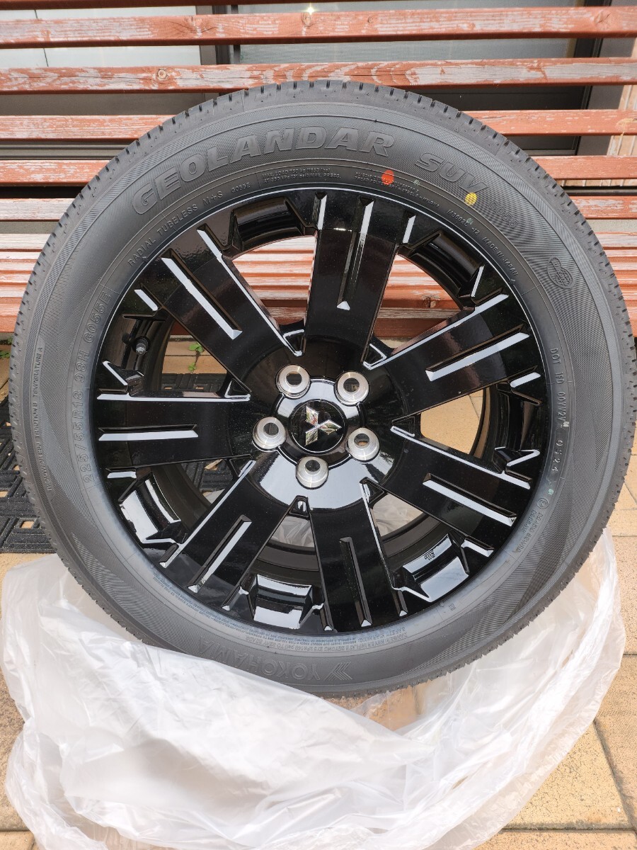 R5/6月末納車のデリカd5新車外し純正ホイール、ナットのセット