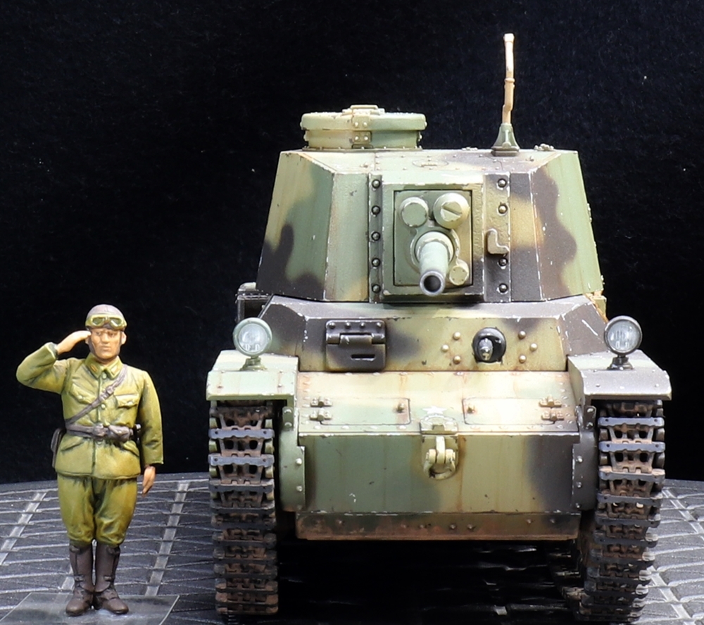 目立った傷や汚れなし】1/35 大日本帝国陸軍 三式中戦車 チヌ 長砲身型