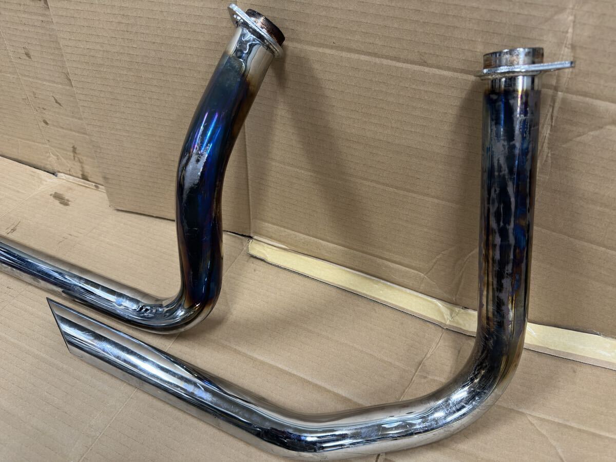 ショベルヘッド　マフラー　パウコ　ドラッグパイプ　ハーレーダビッドソン ショベルヘッド マフラー ショベルヘッド マフラー パウコ