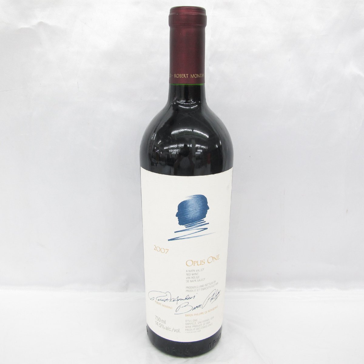 未使用】1円～【未開栓】OPUS ONE オーパスワン 2007 赤 ワイン 750ml