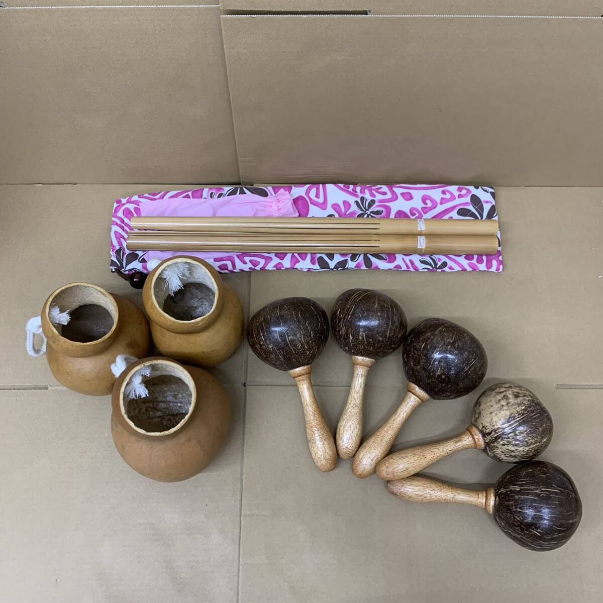 フラ楽器　ウリウリ　一体型 フラダンス ハワイアン ウリウリ ハワイアン フラダンス 楽器 ウリウリ