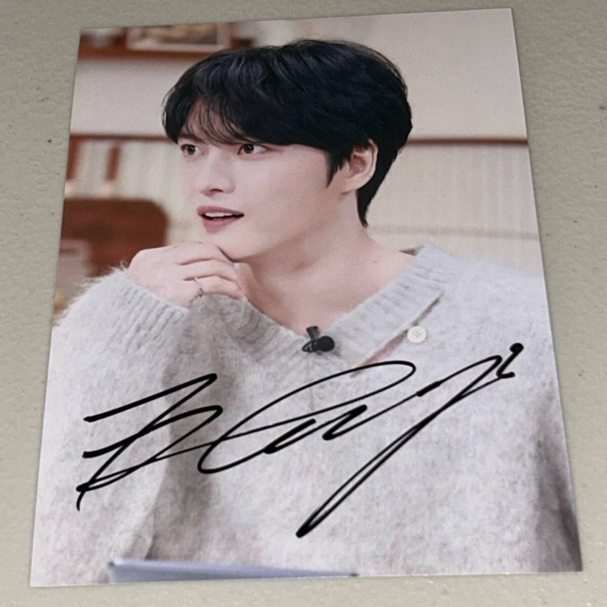 ジェジュン直筆サイン入り2Lサイズ写真…Kim Jae Joong