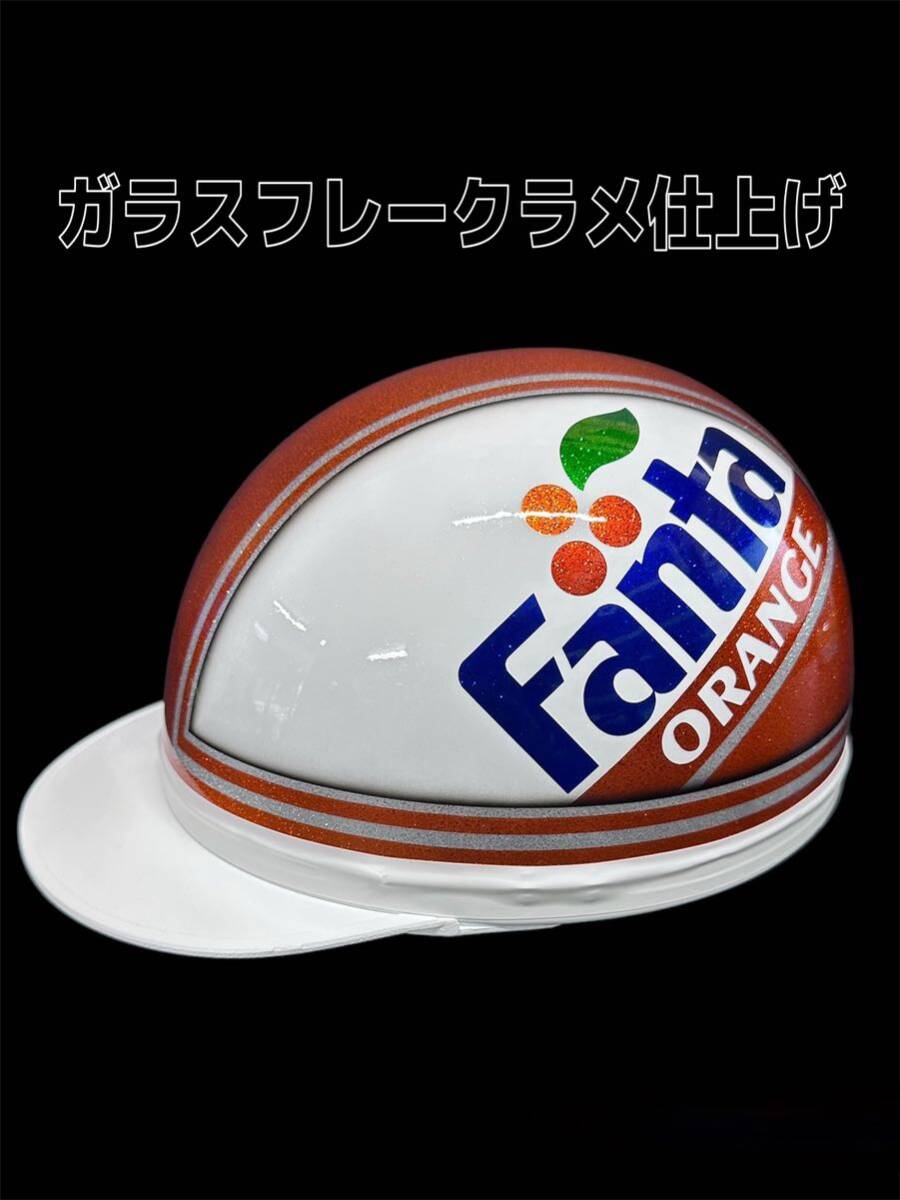 コルク半 3つボタン ファイヤー フレア ガラスフレークラメ 半キャップ 
