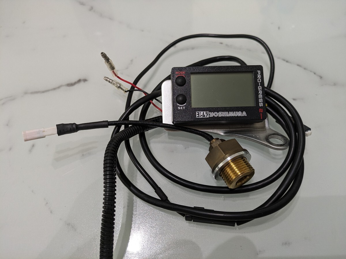 CB400Four ヨシムラ プログレス2 油温計 デジタルマルチテンプメーター