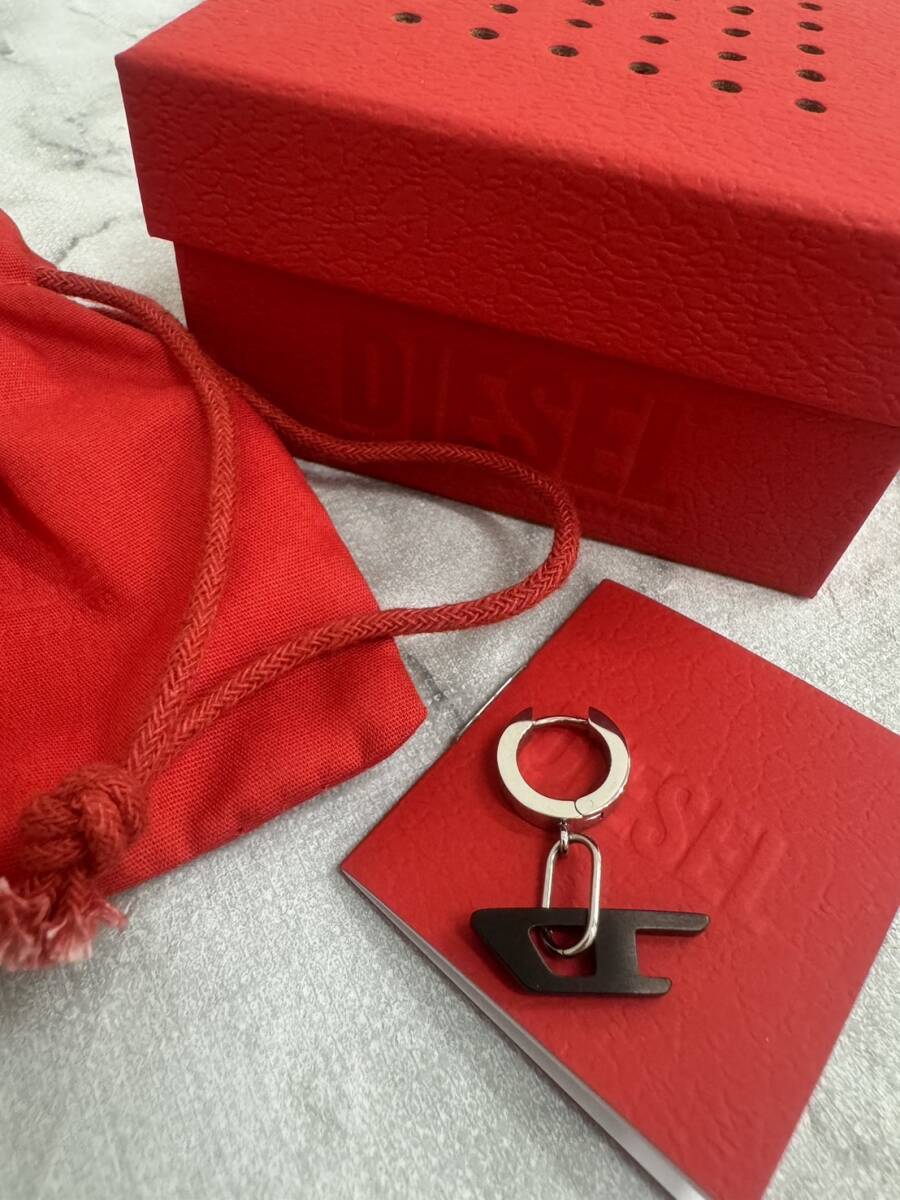 DIESEL ピアス Dx1336 平野紫耀着用 DIESELステンレススチール製フープ