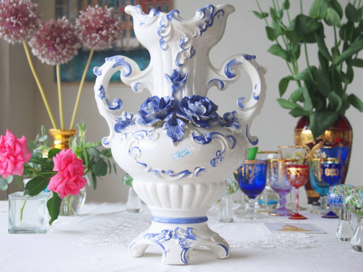 China 家具・インテリア 未使用 大倉陶園 花瓶 フラワーベース