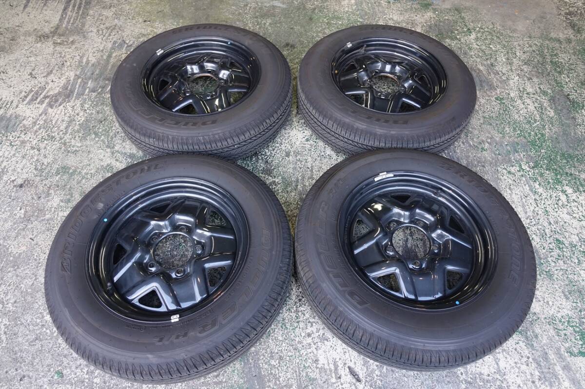特価 25年製造 ジムニー JB64 純正タイヤ4本セット 175/80R16 ジムニーJB64純正アルミホイール・タイヤセット ジムニー純正スチール