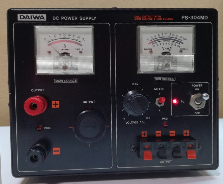 【 安定化電源 】DAIWA ダイワ PS-304MD 中古品 // DC POWER SUPPLY DUAL OUTPUT WITH MAIN SOURCE & SUB SOURCE 安定化電源 】DAIWA ダイワ PS-304MD 中古品 // DC POWER SUPPLY DUAL