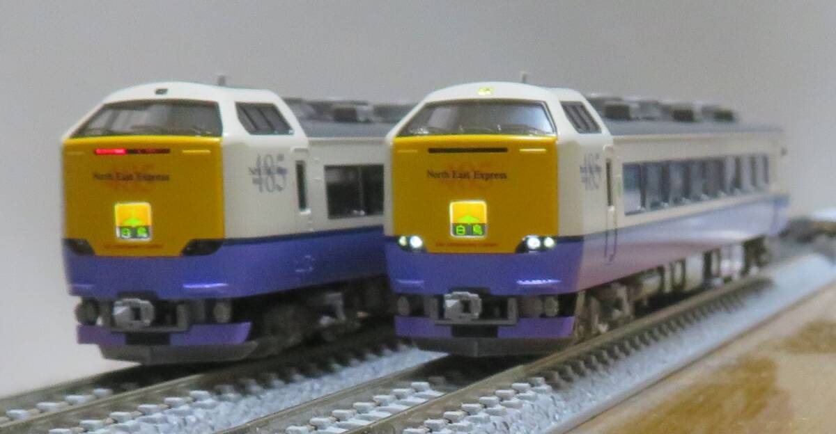 目立った傷や汚れなし】TOMIX 92578 92579 JR 485系 3000番台 白鳥 