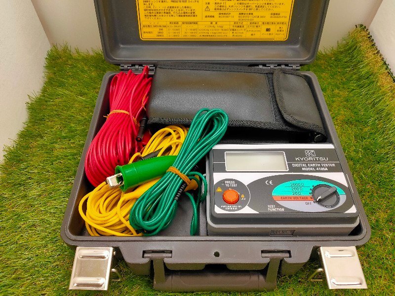 24本 花・ガーデン・DIY KYORITSU精密測定コードセット(7228A+8032+8200-03 共立電気計器 (KYORITSU) 補助接地棒(2本1組) MODEL 8032 (× 2)