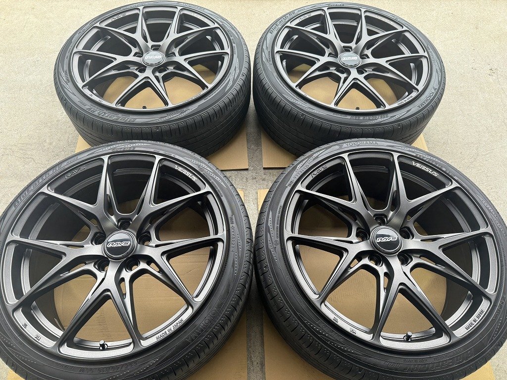 美品】RAYS 19 114.3 8J+30/8.5J+33 & スタッドレス 【公式通販】