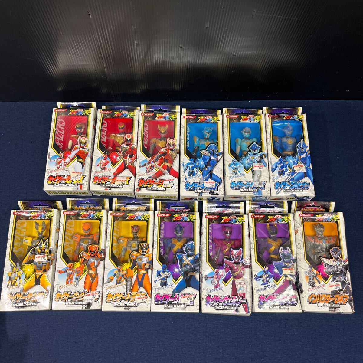 超星神 グランセイザー コナミ ソフビ フィギュア 箱あり まとめ売り 大量 超星神 グランセイザー コナミ ソフビ フィギュア 箱あり まとめ