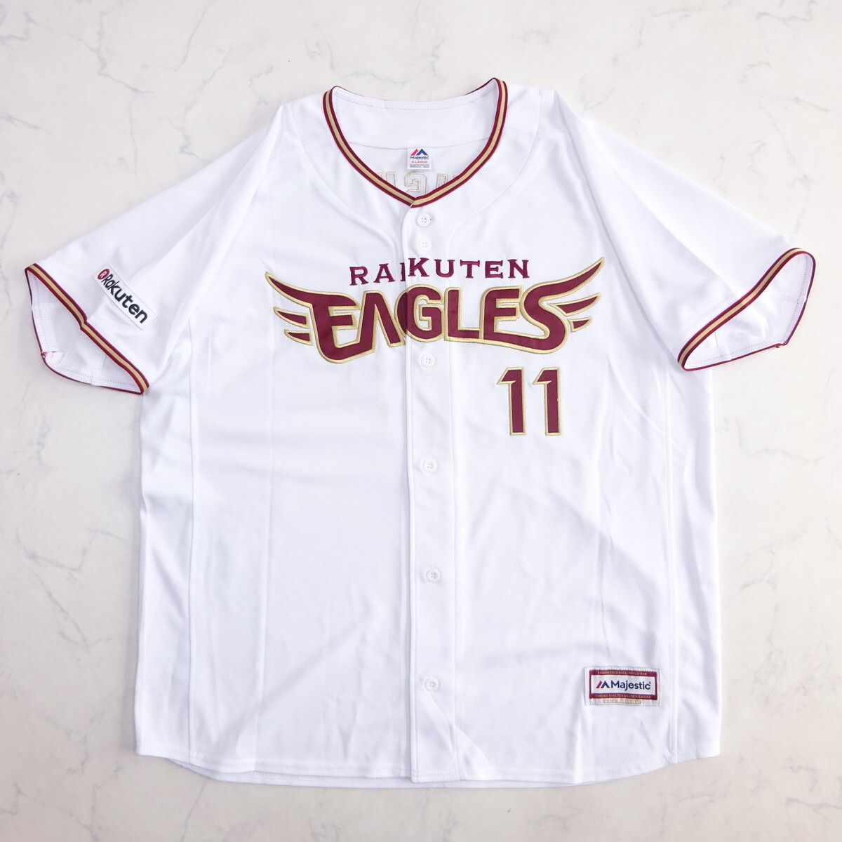 楽天イーグルス 岸孝之 直筆サイン ユニフォームMサイズ イーグルス岸