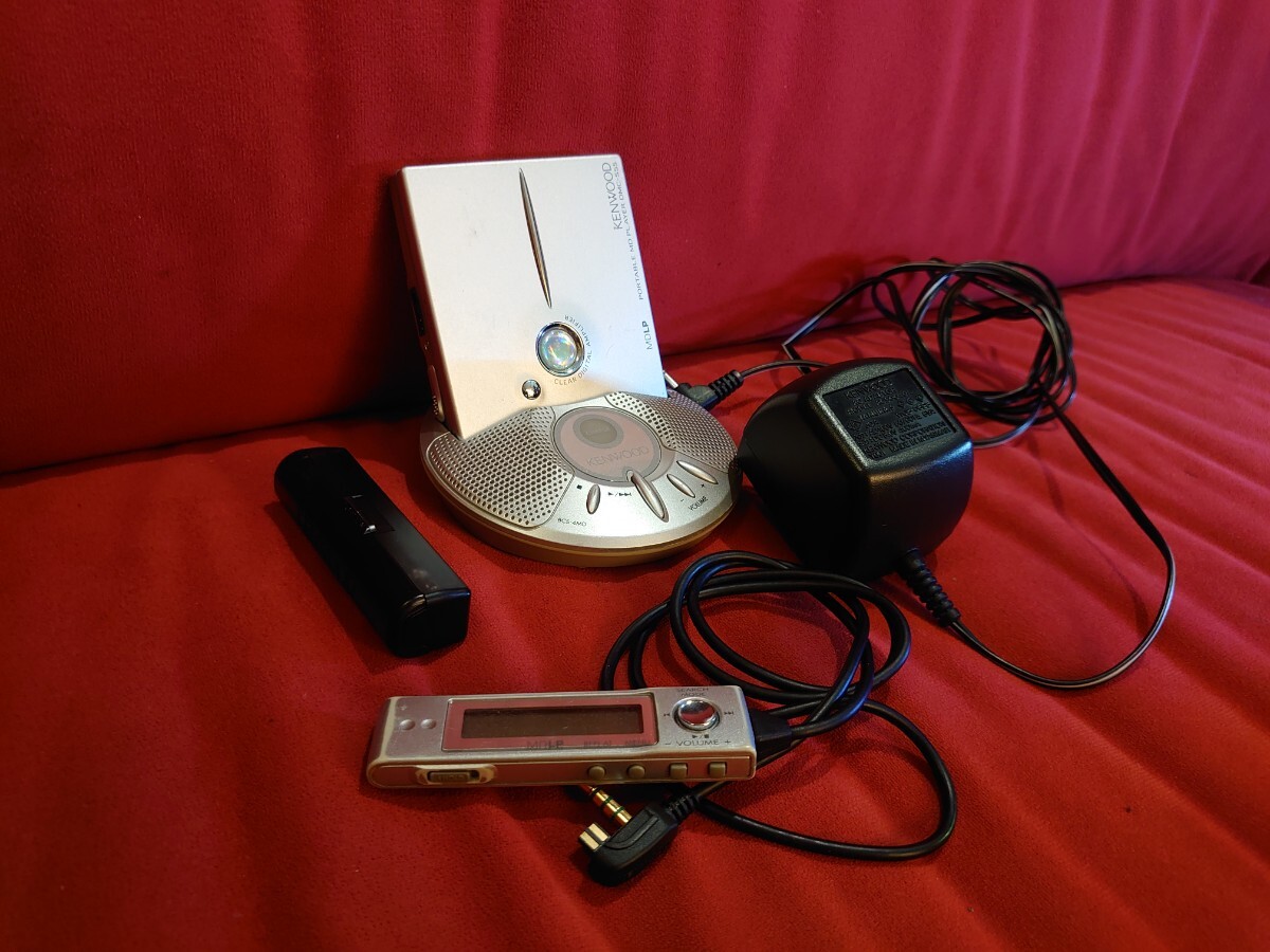 KENWOOD DMC-V55-R ポータブル MDプレイヤー KENWOOD DMC-V55-R ポータブル MDプレイヤー KENWOOD ポータブルMD