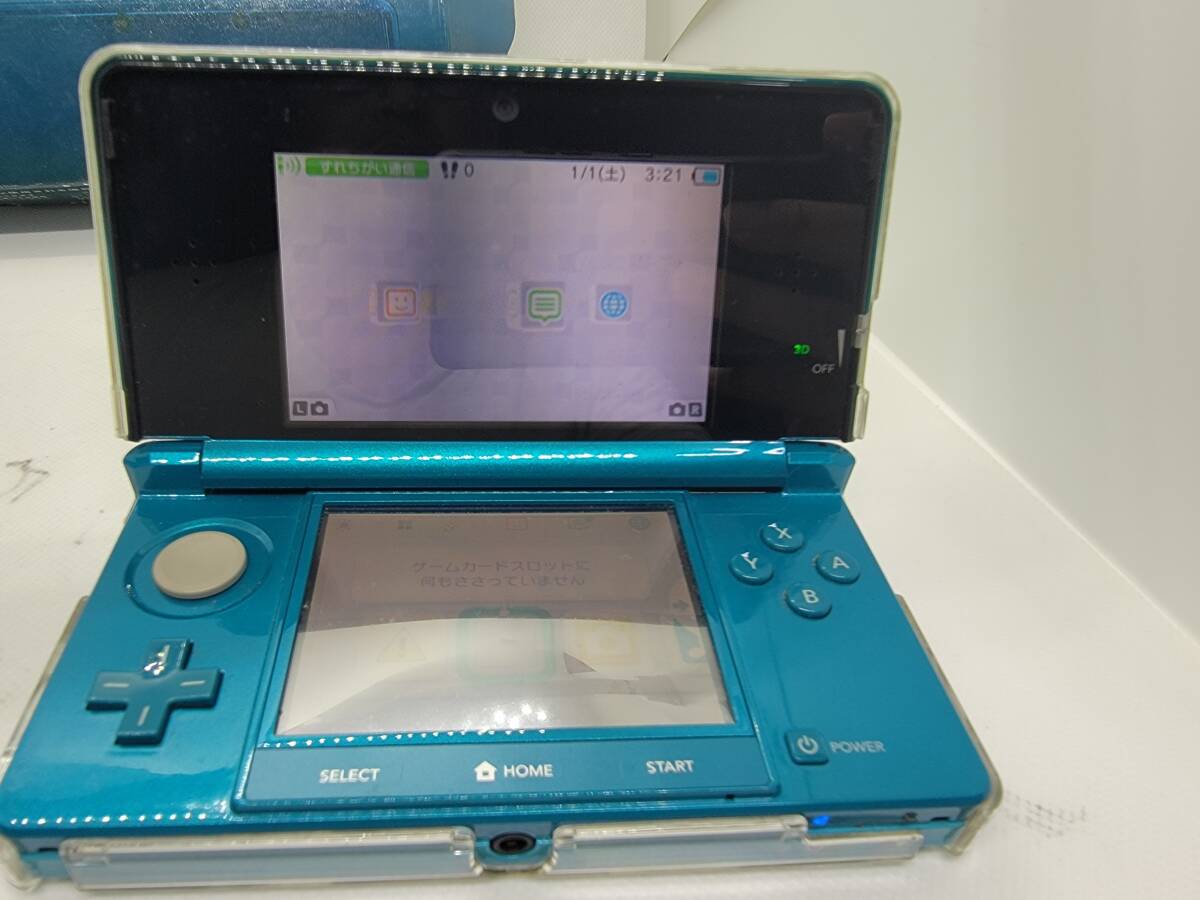 動作品】Nintendo 3DS 本体 コバルトブルー + ソフト17本