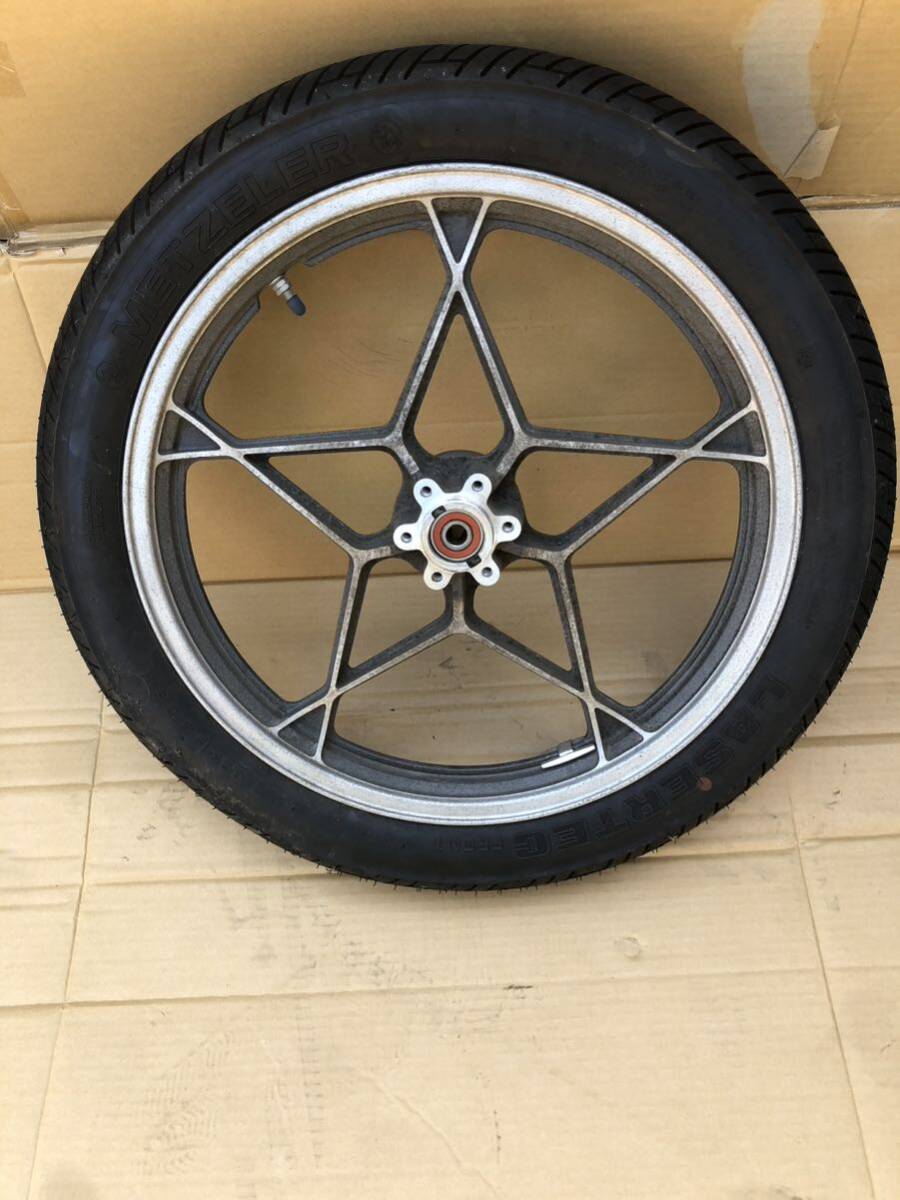 GS400 フロントホイール 星キャスト 19インチ GT380 フロント 星型