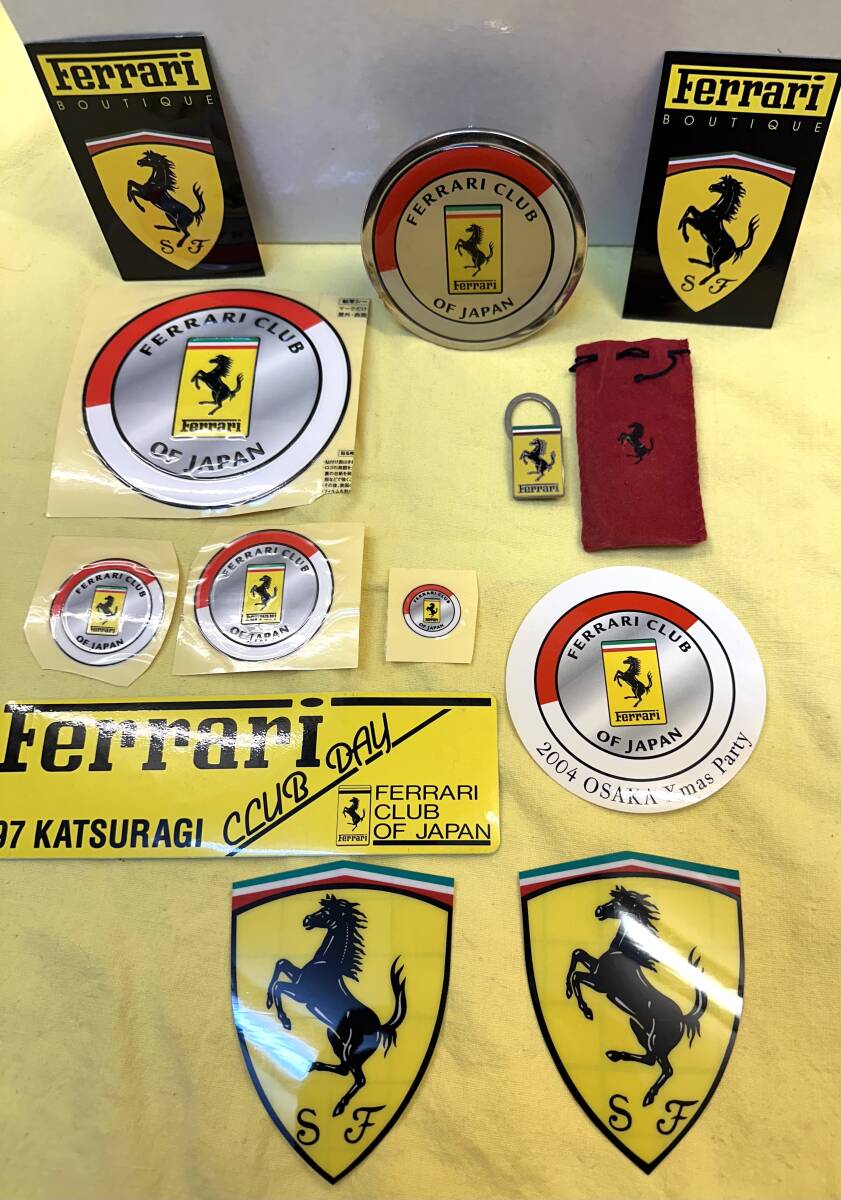 フェラーリ クラブ オブ ジャパン なさっ カーバッジ グリルバッジ 希少