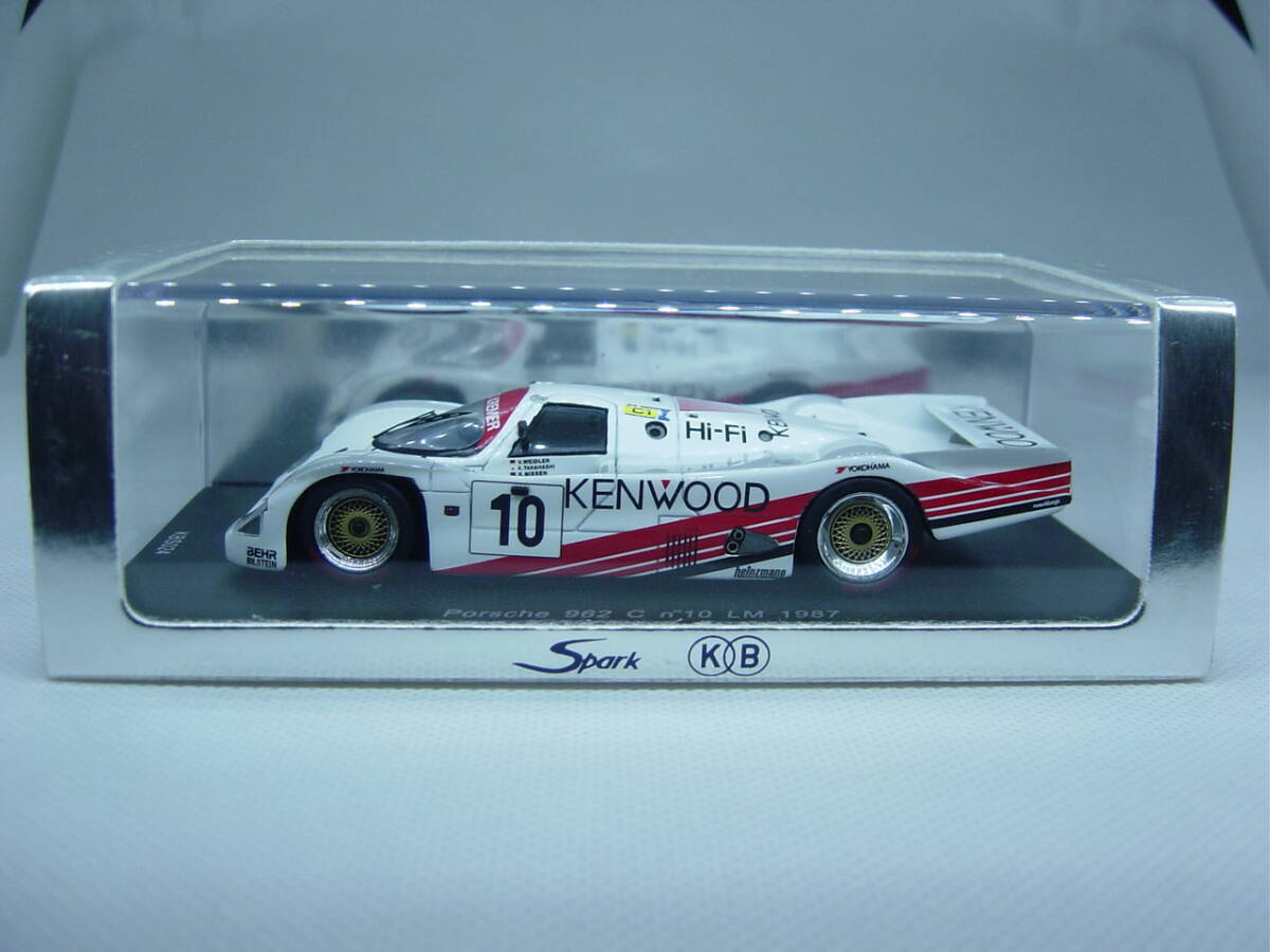 1/43 国際貿易特注 スパーク Porsche 962C KREMER KENWOOD #10 1987