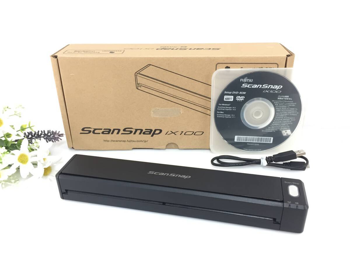 中古】「未使用品」富士通（PFU） モバイルスキャナ 2年保証