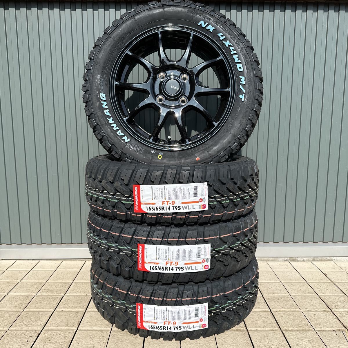 NANKANG FT-9 165/65R14 タイヤホイールセット サマータイヤホイールセット NANKANG FT-9 M⁄T RWL 165⁄65R14 ４本セット