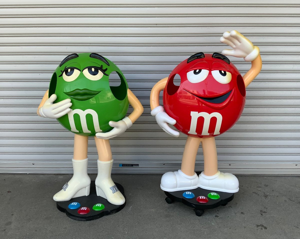 M&M エムアンドエムズ ディスプレイ 一体店頭 でかい レッド 赤 非売品