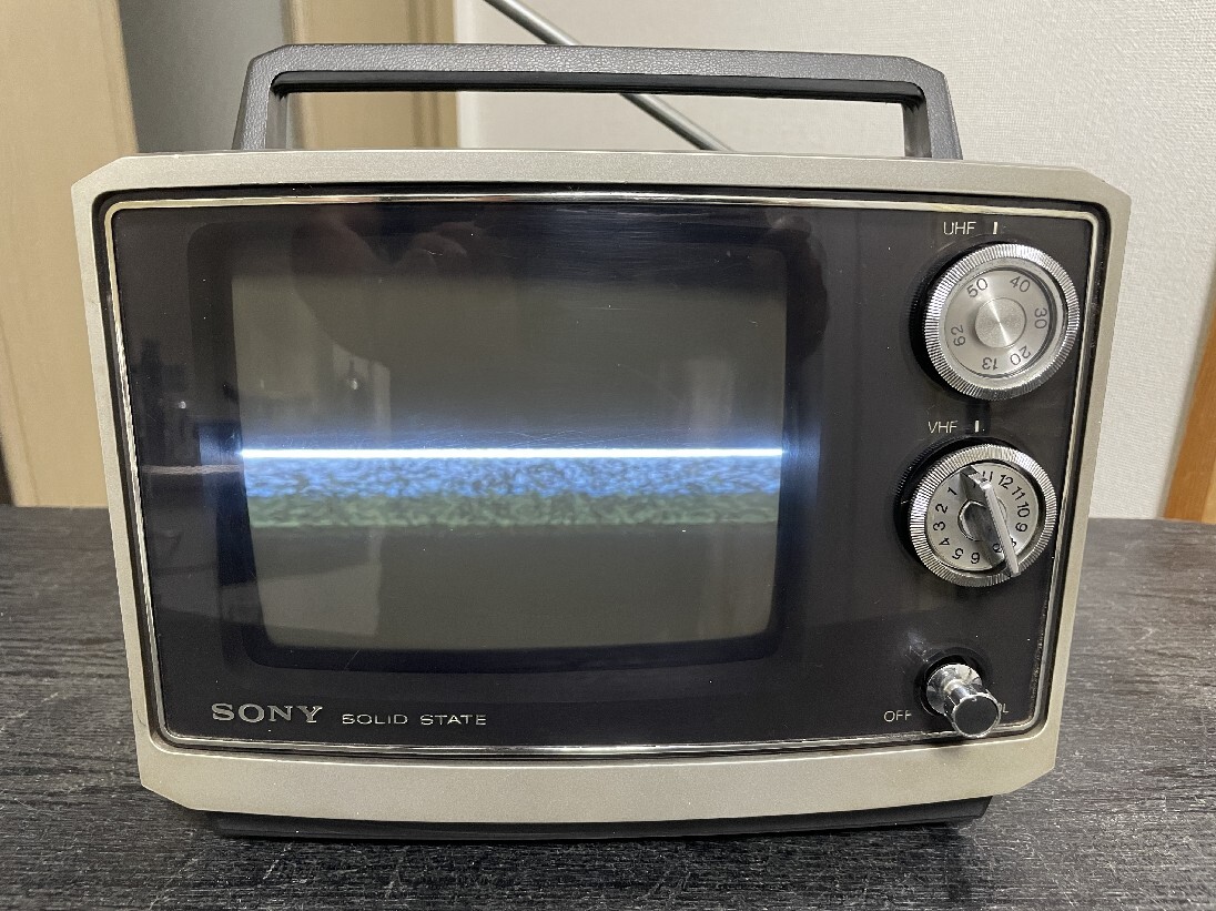 レトロ】National SOLID STATE ブラウン管テレビ1976年製 （中古