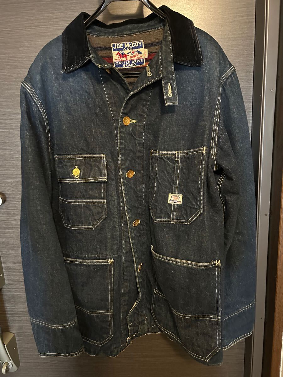 JOE McCOY CATTLE DRIVE BRAND デニムジャケット 42（リアル