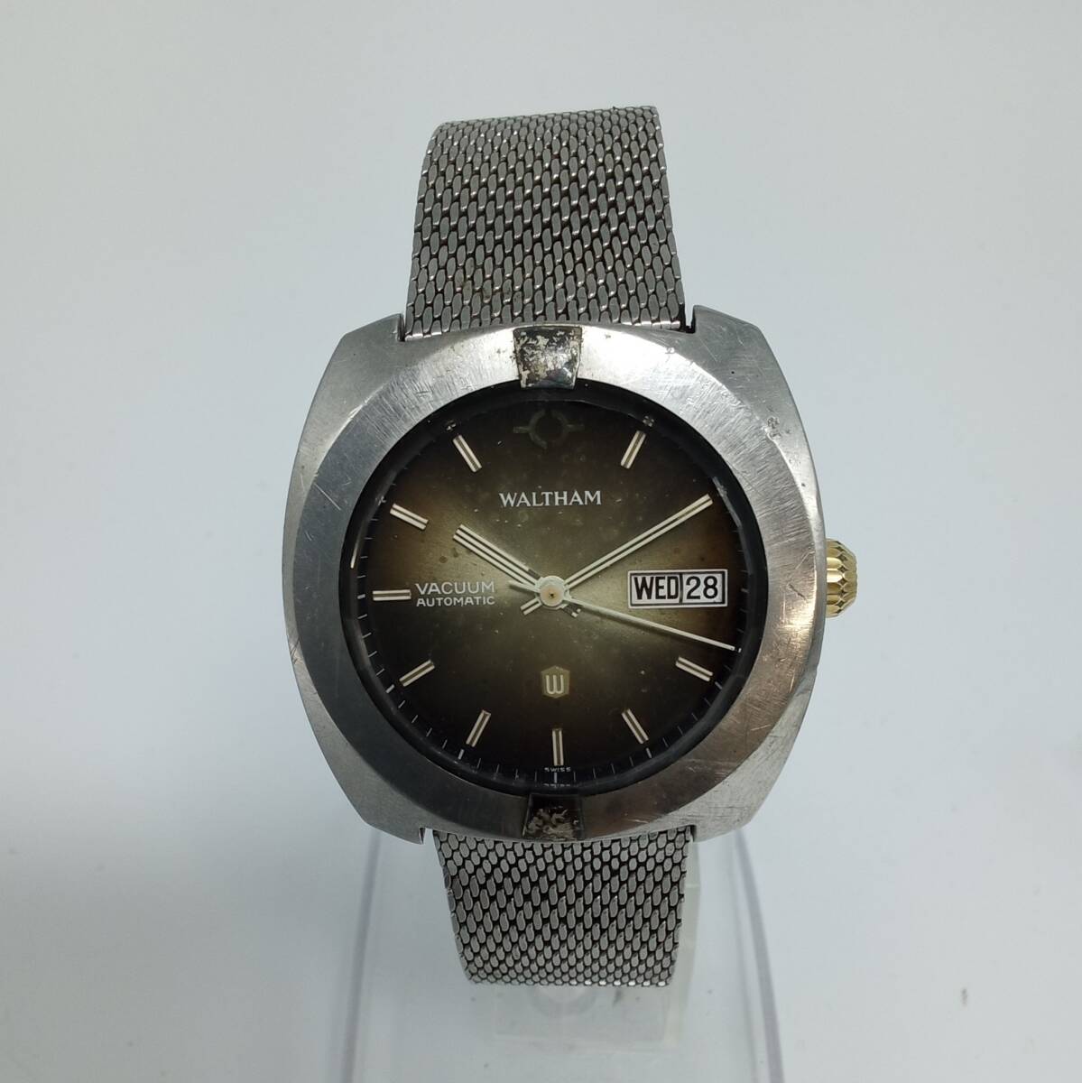 WALTHAM VACUUM 自動巻 Waltham - 希少 ウォルサム バキューム ルビー バック 自動巻き