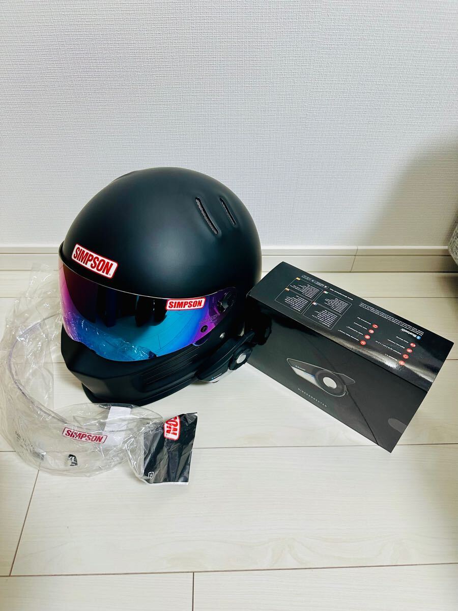 シンプソン】フルフェイス M50 ブラック