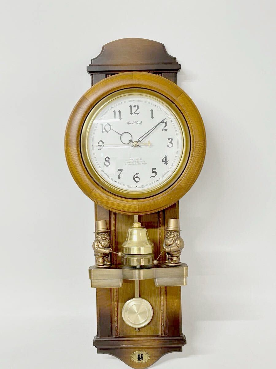 アンティークからくり時計リズム時計工業Small World
