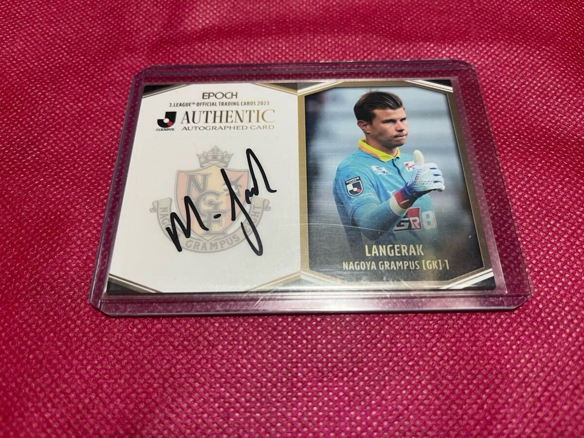 元名古屋グランパス ミッチェル・ランゲラック選手直筆サイン入オフィシャルミニ色紙 元名古屋グランパス ミッチェル・ランゲラック選手直筆サイン入