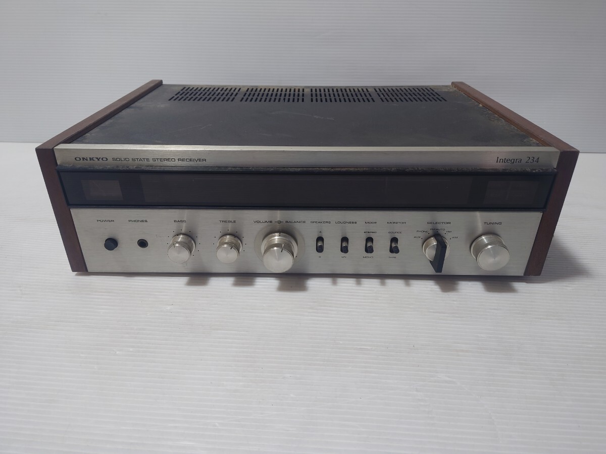☆ONKYO ちらかし RECEIVER Integra 234 ビンテージ レシーバ―