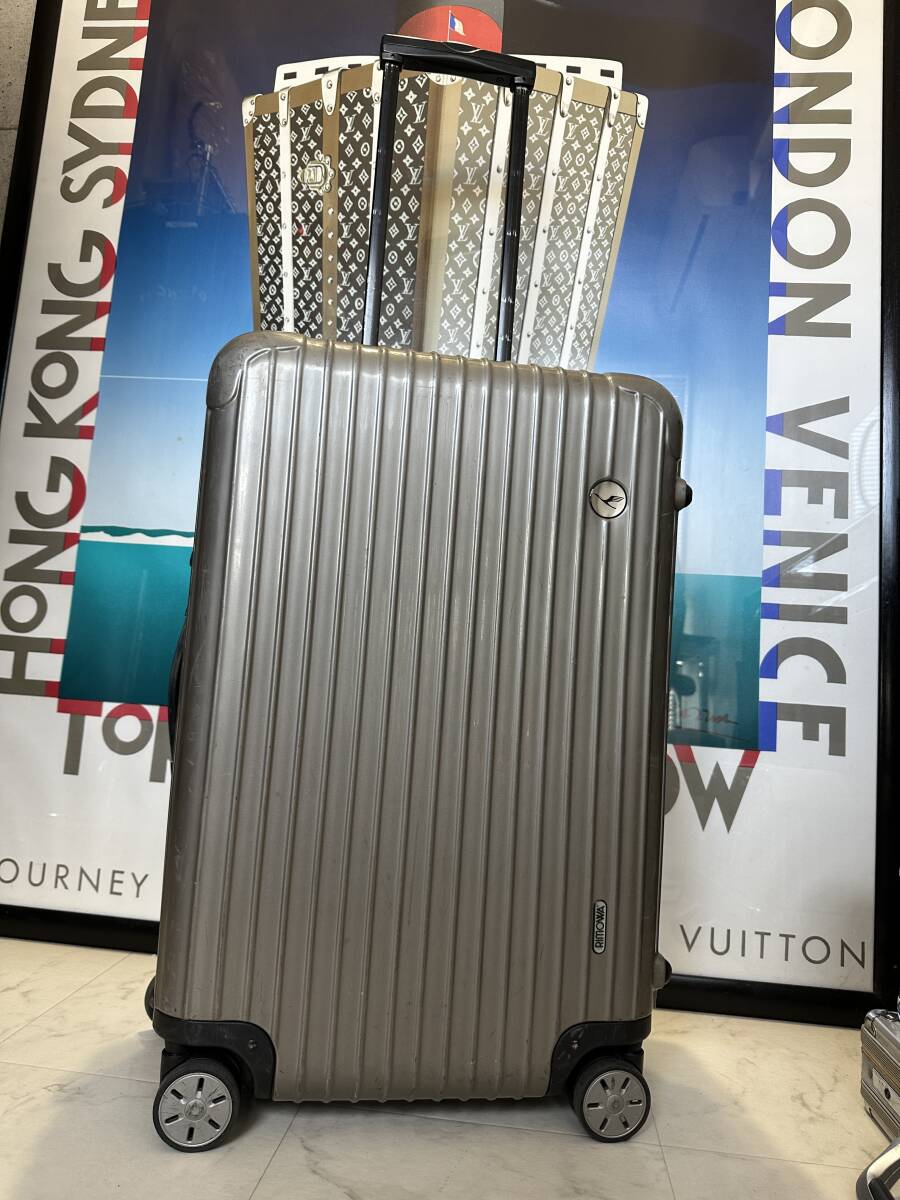 RIMOWA リモワ ルフトハンザ パイロットトローリー スーツケース トパーズ 廃盤 RIMOWA リモワ Lufthansa ルフトハンザ TOPAS トパーズ 940.50 2