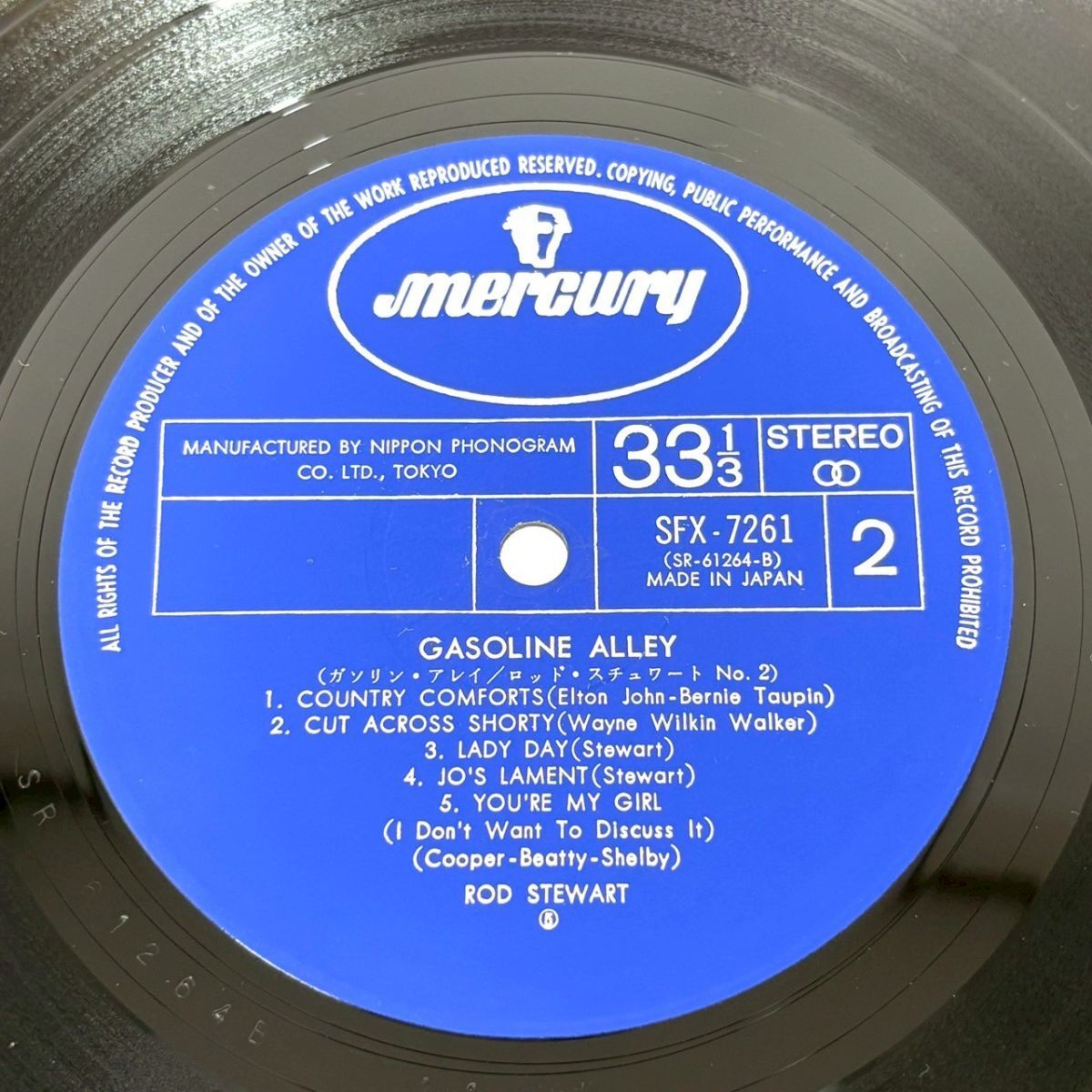 ロッド・スチュワート 直筆サイン入り レコード Rod Stewart ロット