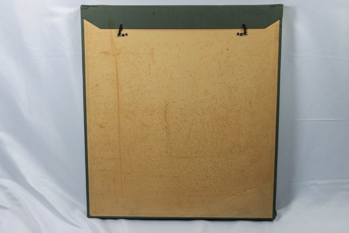 298/▲石公 水墨画 『灘江〇雨』 肉筆 サイン/落款在 山水図 絵画 中国画 額装 鞆の浦福禅寺對潮楼に水墨画を奉納 | 池尻琇香の世界