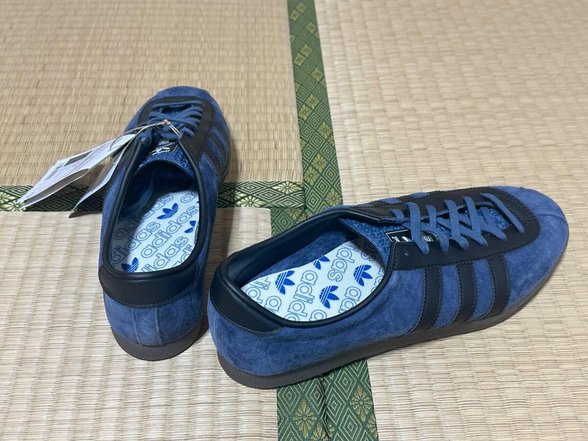 希少!! 限定 11年 adidas LONDON ロンドン 緑ｘ黄 26，5ｃｍ 都市地名シリーズ  未使用⁄adidas London ⁄2011年⁄ネイビーホワイト ⁄希少カラー⁄ アディダス、ロンドン