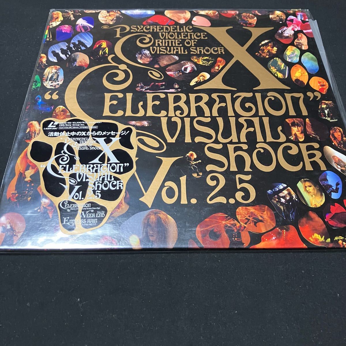 貴重】 X JAPAN VISUAL SHOCK Vol.2.5 CELEBRATION レーザーディスク版
