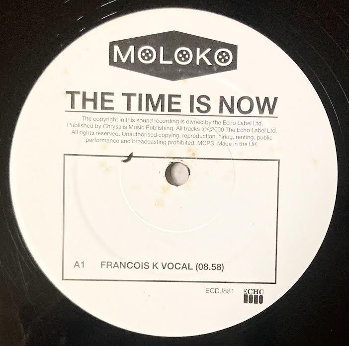 Moloko The Time Is Now 2 12 inch Echo ECDJ881 Promo UK 2000 The Loft Classics David Mancuso Francois K. Remixの1番目の画像