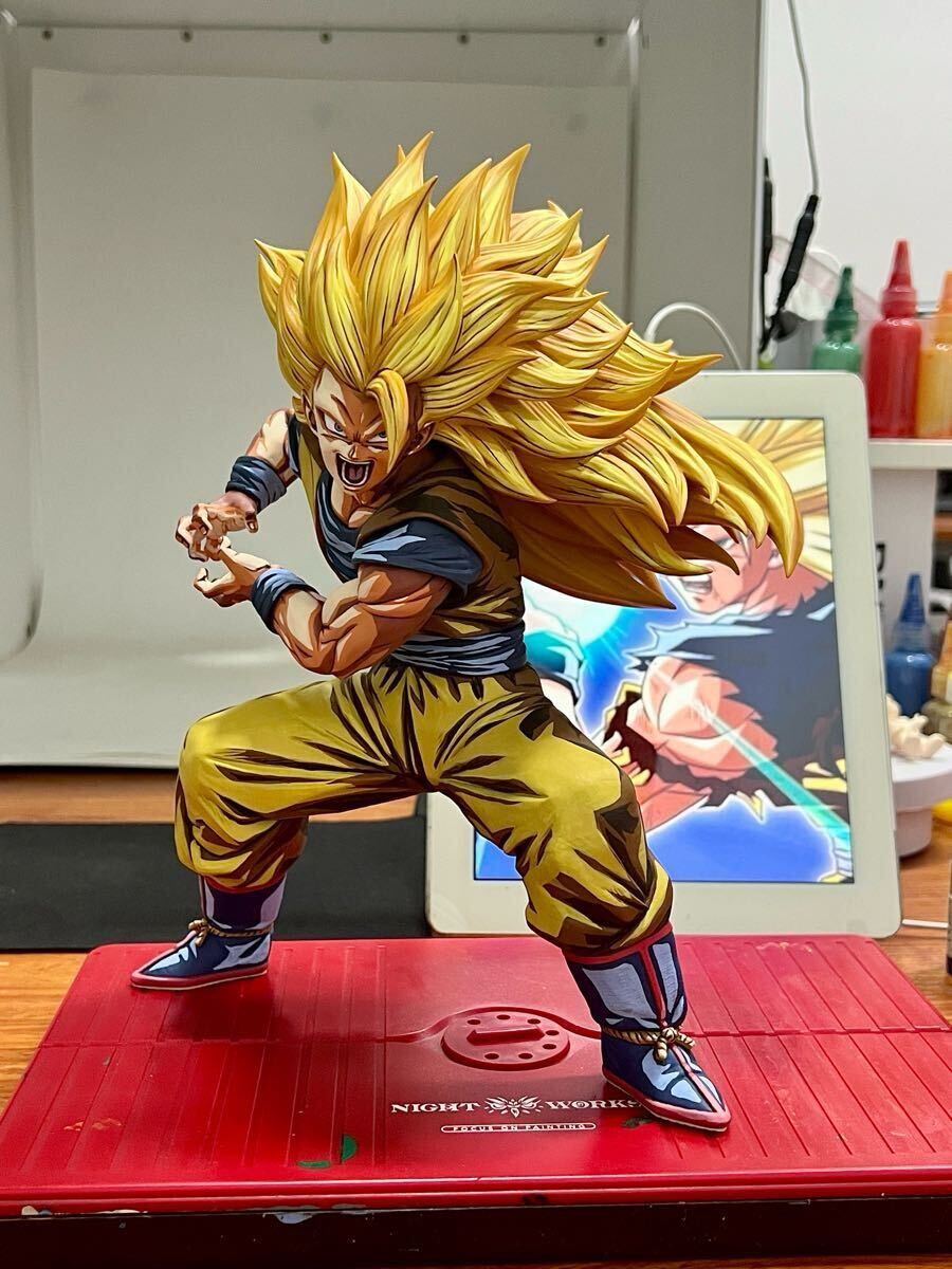 新品】ドラゴンボール 改造 リペイント 超サイヤ人4ゴジータ