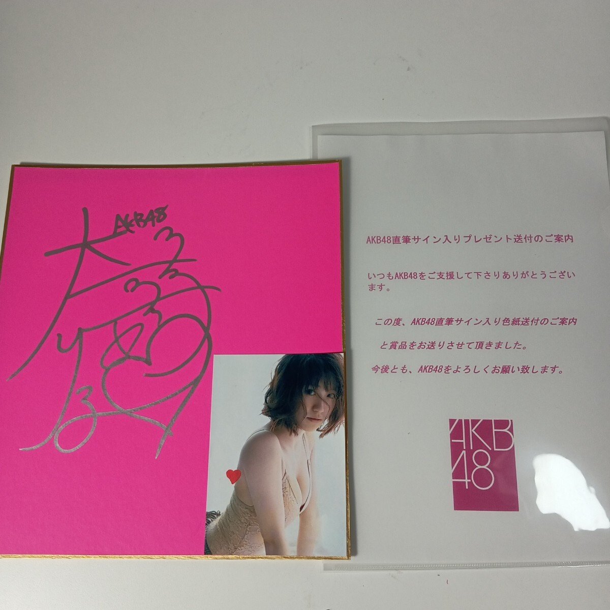 ★未使用 AKB48 小嶋陽菜 等身大 POP 看板 アイドル 等身大パネル 中古】AKB48 小嶋陽菜 等身大 パネル POP 看板 シック ハイドロ