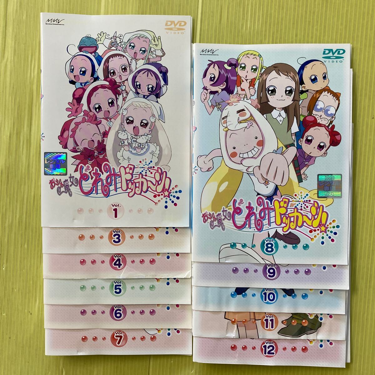 中古】レンタル版 DVD も～っと! おジャ魔女どれみ 全12巻セットの落札