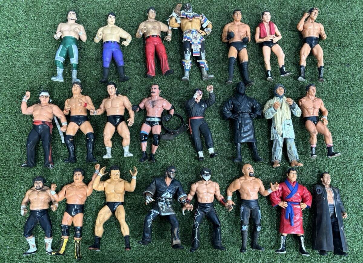 新日本プロレス レスラー フィギュア 藤波辰爾 後藤達俊 小原道