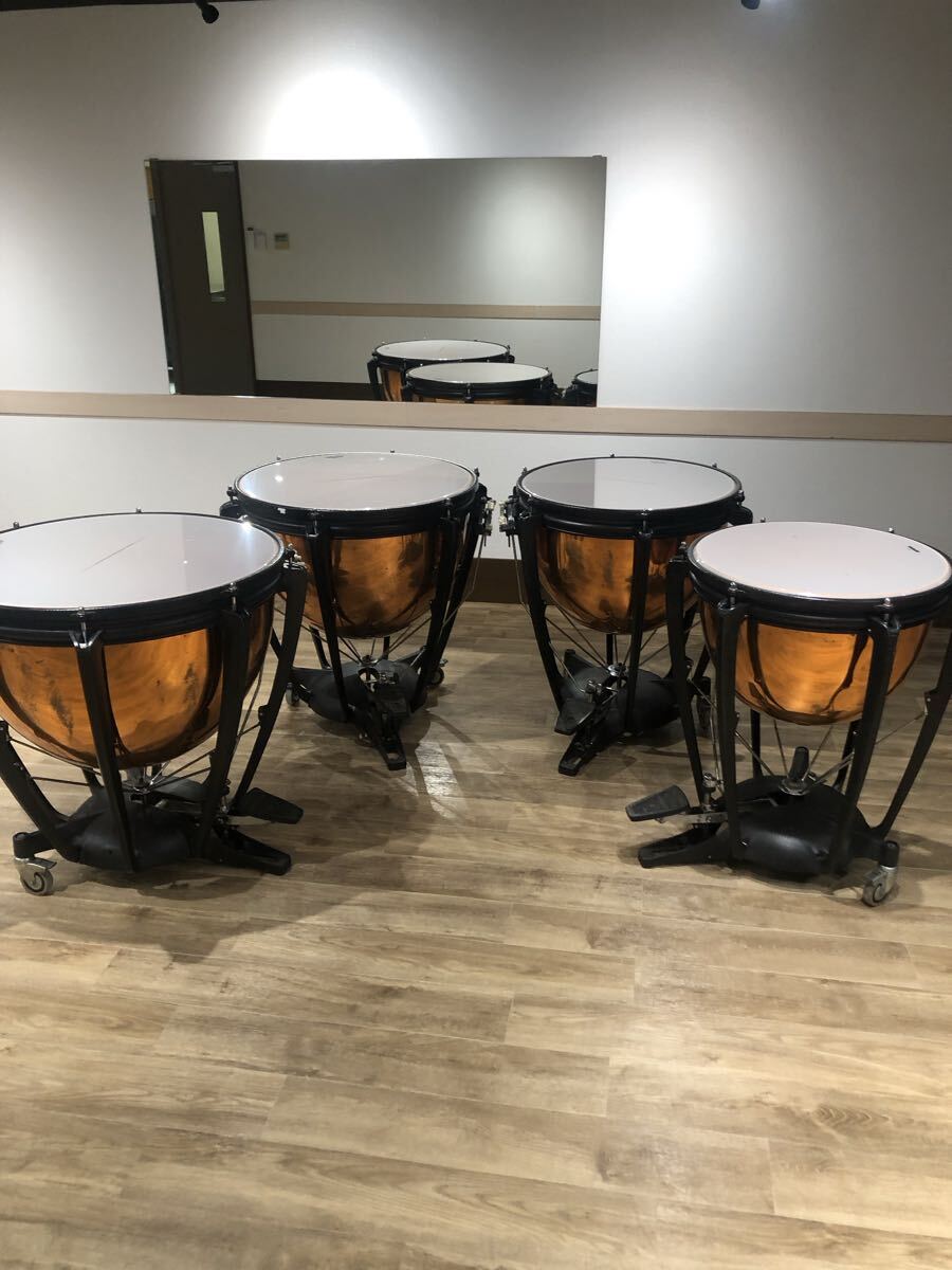 ニッカン ティンパニ 直径73 66 各センチ 2台セット NIKKAN製 ティンパニ\u2015 ２個セット