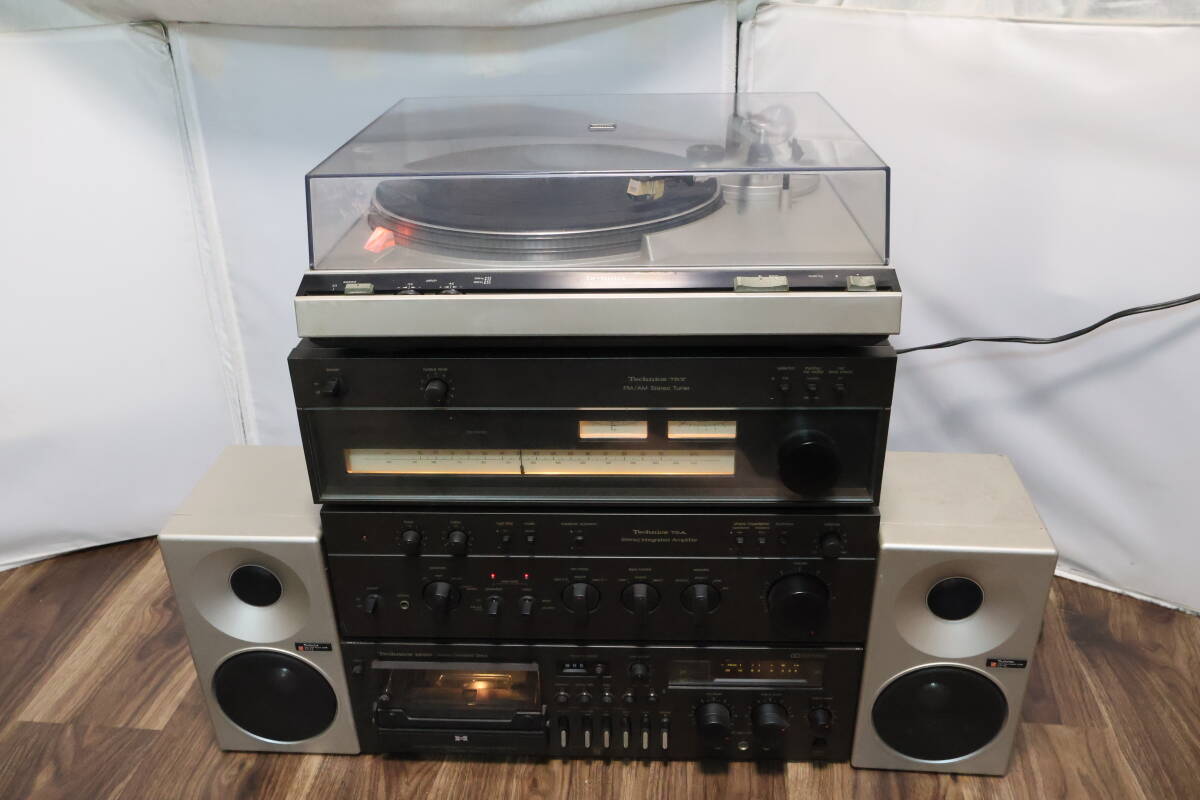 ジャンク品 DENON D-3535 デノン システムコンポ 通電確認済 カセット