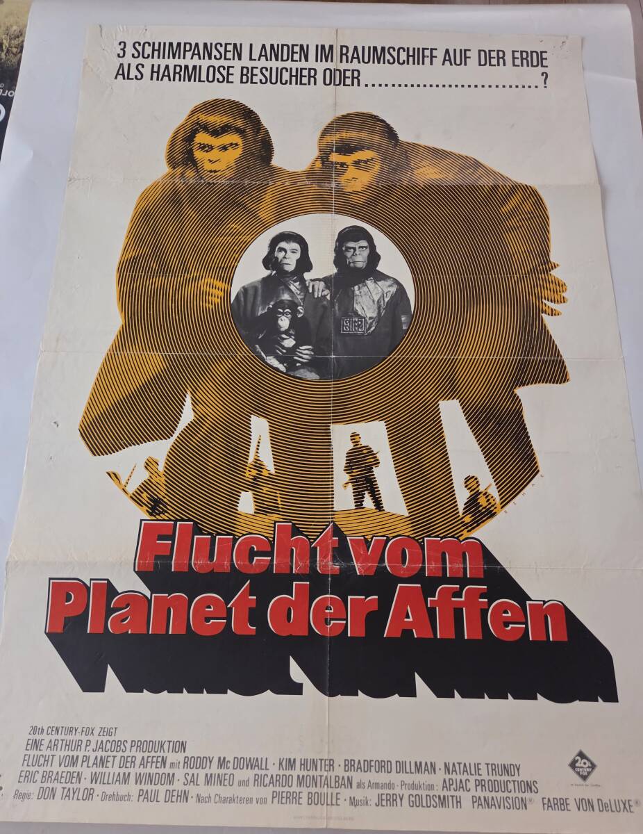 猿の惑星　USオリジナル映画ポスター 猿の惑星 USオリジナル映画ポスター Yahoo!オークション - 新品
