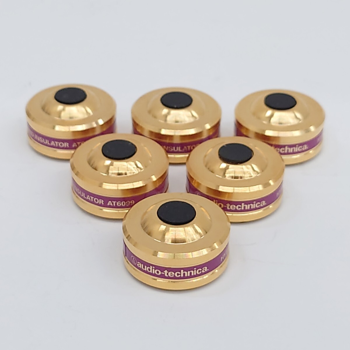 Audio Technica AT6089 Hybrid Insulator (Lot De 9) - Rare, Fabriqué Au Japon